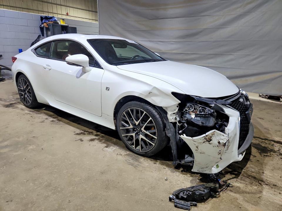 2015 Lexus Rc VIN JTHSE5BC0F5003103 COPART salvage auction — FRONT END, Nh - Cert Of Title-Salvage, sold $500 on 2026-07-21 (photo 4)