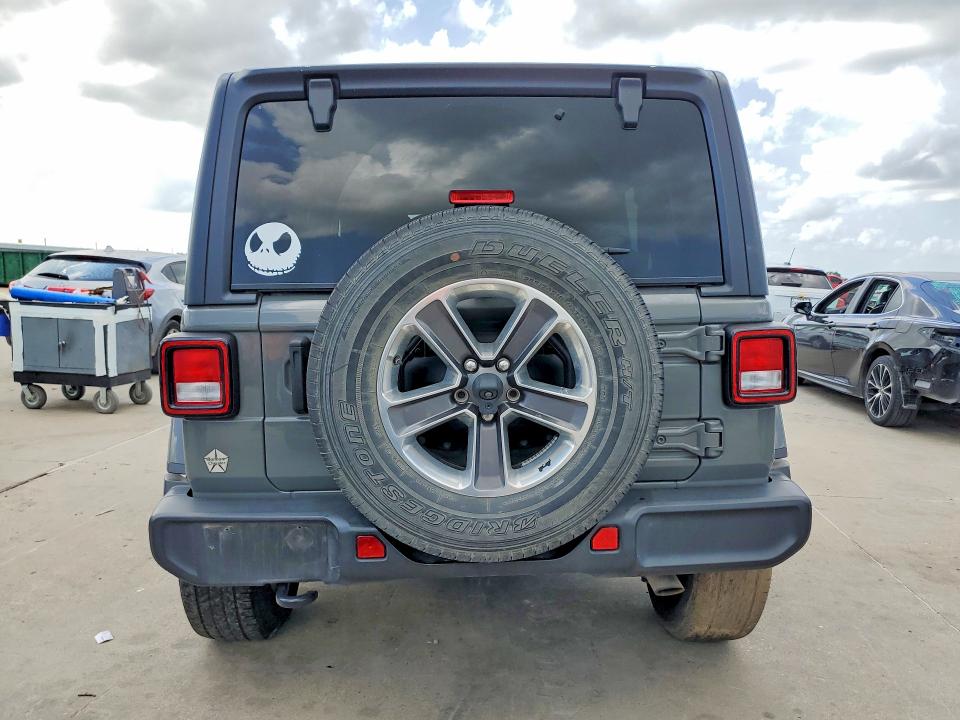 2021 Jeep Wrangler unlimited VIN 1C4HJXEN8MW645530 COPART salvage auction — FRONT END, Tx - Salvage Vehicle Title, sold $8,900 on 2026-07-20 (photo 6)