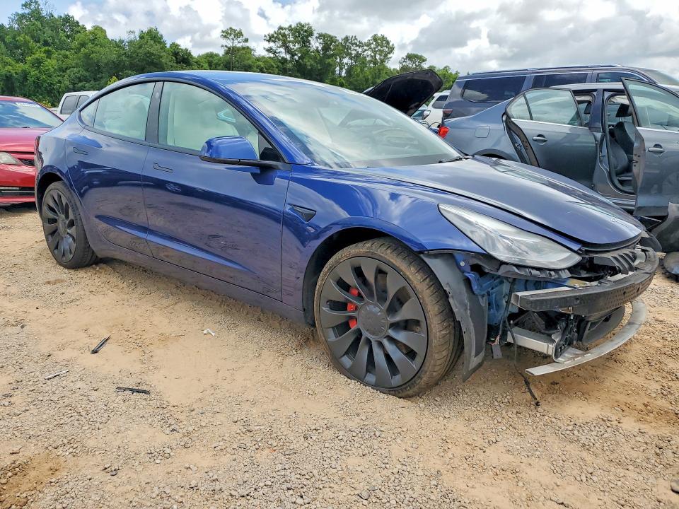 2023 Tesla Model 3 VIN 5YJ3E1EC1PF399178 COPART salvage auction — FRONT END, Fl - Certificate Of Destruction, sold $650 on 2026-07-28 (photo 4)