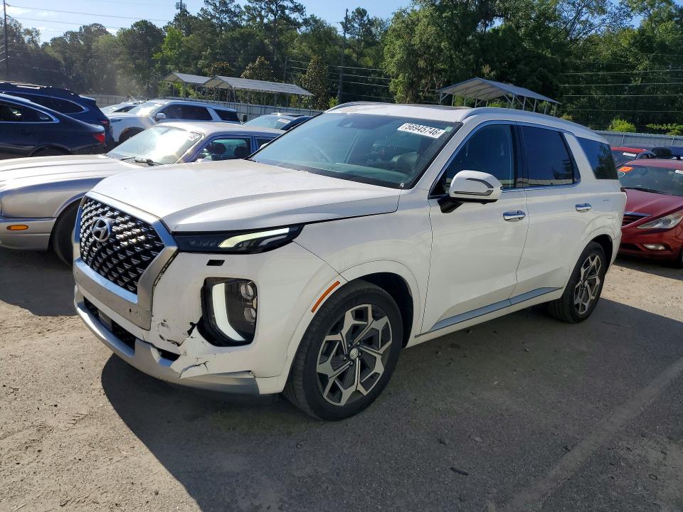 2021 Hyundai VIN KM8R74HE4MU262768 COPART salvage auction — FRONT END, Ga - Cert Of Title-Salvage, sold $5,700 on 2026-07-30 (photo 1)