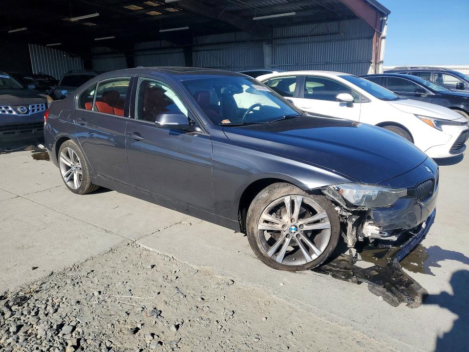 2016 BMW 3 series VIN WBA8E9G54GNU28111 COPART salvage auction — FRONT END, CA - SALVAGE CERTIFICATE, sold $1,350 on 2026-07-16 (photo 4)
