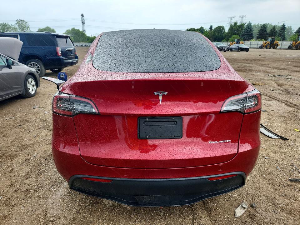 2024 Tesla VIN 7SAYGDEE6RF085549 COPART salvage auction — REAR END, Il - Salvage Certificate, sold $13,200 on 2026-07-28 (photo 6)
