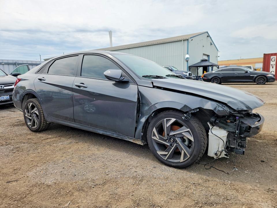 2025 Hyundai Elantra VIN KMHLM4DG8SU966989 COPART salvage auction — FRONT END, On - Permit Salvage, sold $4,250 on 2026-07-16 (photo 4)
