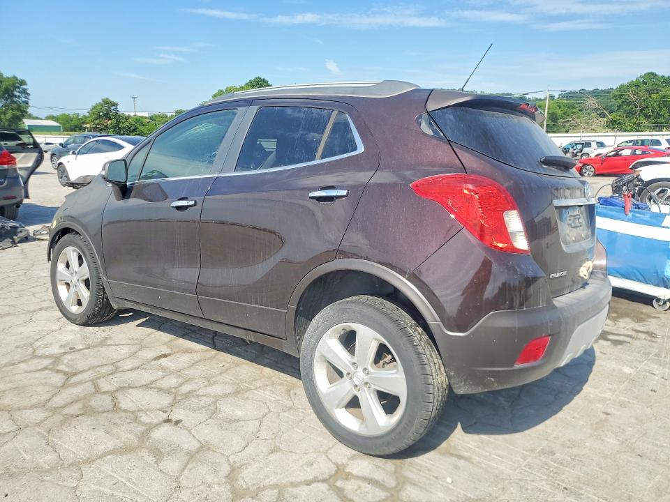 2015 Buick Encore VIN KL4CJCSB1FB054831 COPART salvage auction — ENGINE BURN, Tn - Non-Repairable Certificate, sold $200 on 2026-07-06 (photo 2)