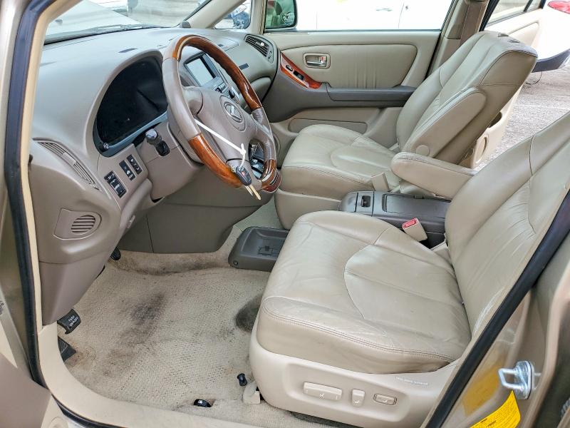 2001 Lexus Rx VIN JTJGF10U510112149 COPART salvage auction — FRONT END, Ca - Salvage Certificate, sold $700 on 2026-07-31 (photo 7)