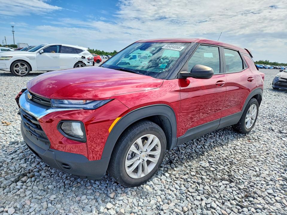 2021 Chevrolet Trailblazer VIN KL79MMS28MB145151 COPART salvage auction — REAR END, Fl - Certificate Of Destruction, sold $2,600 on 2026-07-10 (photo 1)