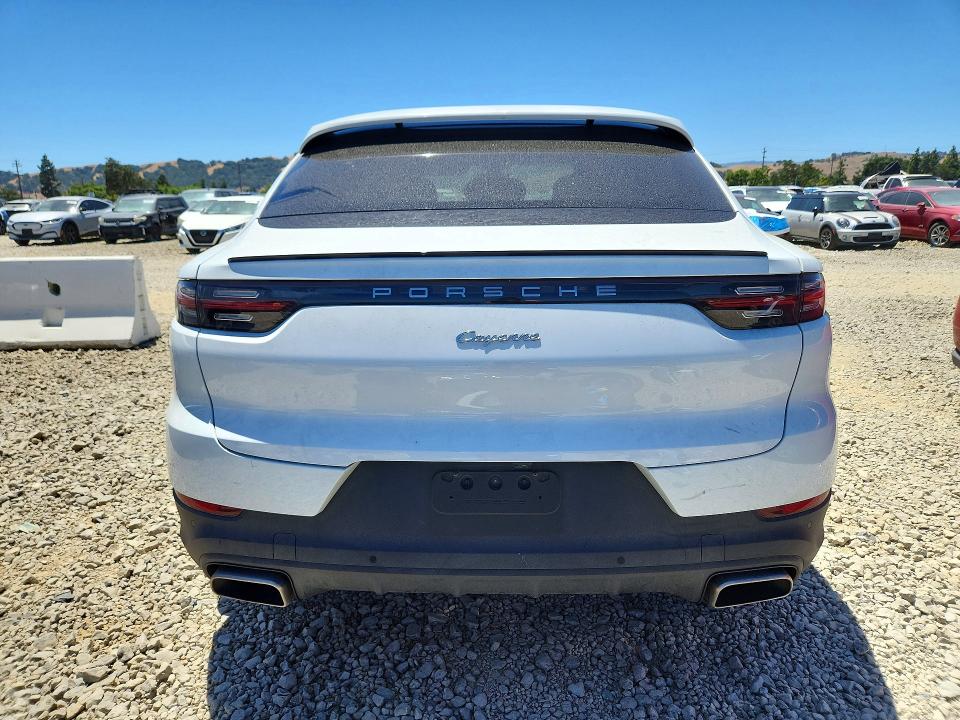 2022 Porsche Cayenne VIN WP1BA2AY2NDA47986 COPART salvage auction — FRONT END, Ca - Salvage Certificate, sold $20,600 on 2026-08-18 (photo 6)