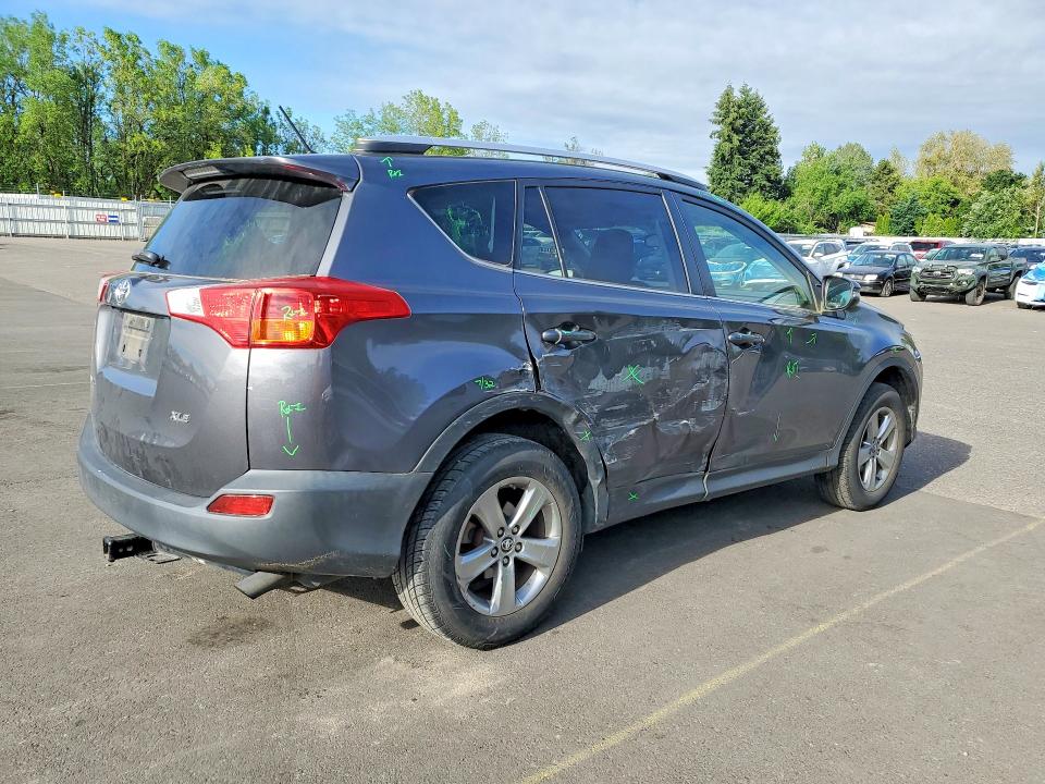 2015 Toyota Rav 4 VIN JTMWFREV2FJ036860 COPART salvage auction — SIDE, Or - Salvage Title Certificate, sold $575 on 2026-07-27 (photo 3)
