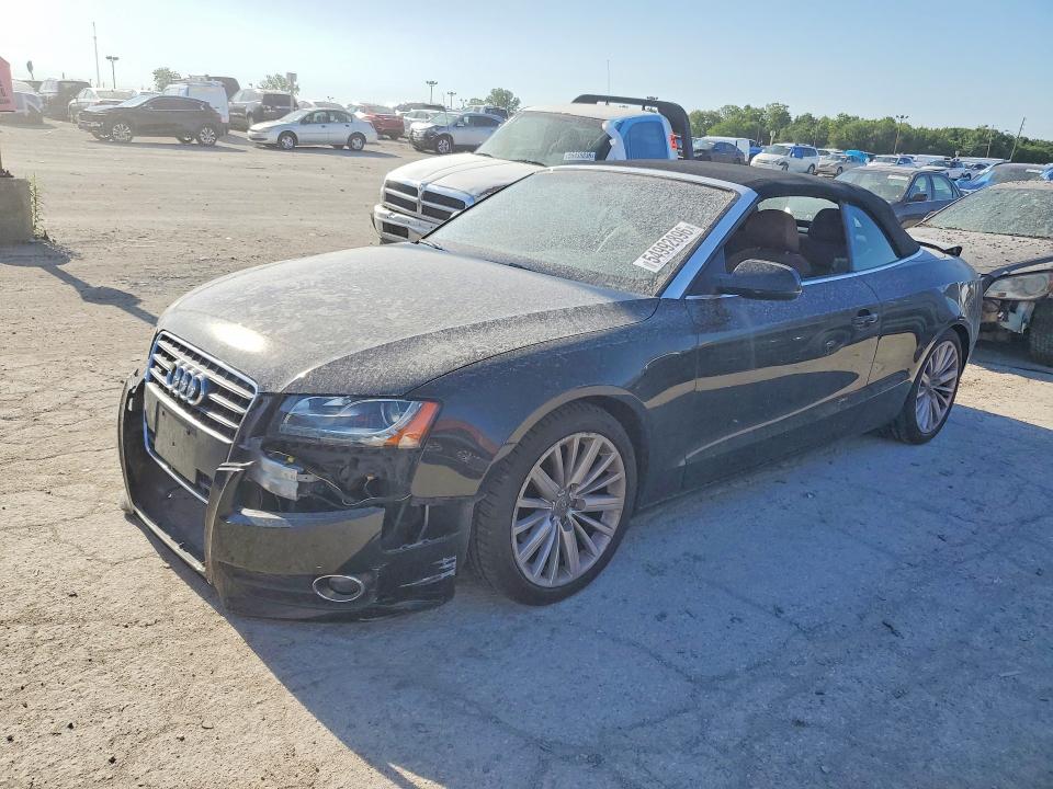 2010 Audi A5 VIN WAULFAFH1AN018992 COPART salvage auction — REAR END, In - Cert Of Title-Salvage Title, sold $1,500 on 2026-07-10 (photo 1)