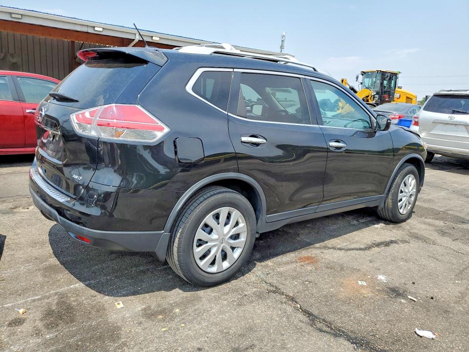 2016 Nissan Rogue VIN KNMAT2MV9GP617914 COPART salvage auction — FRONT END, Co - Public - Salvage Title, sold $775 on 2026-07-14 (photo 3)