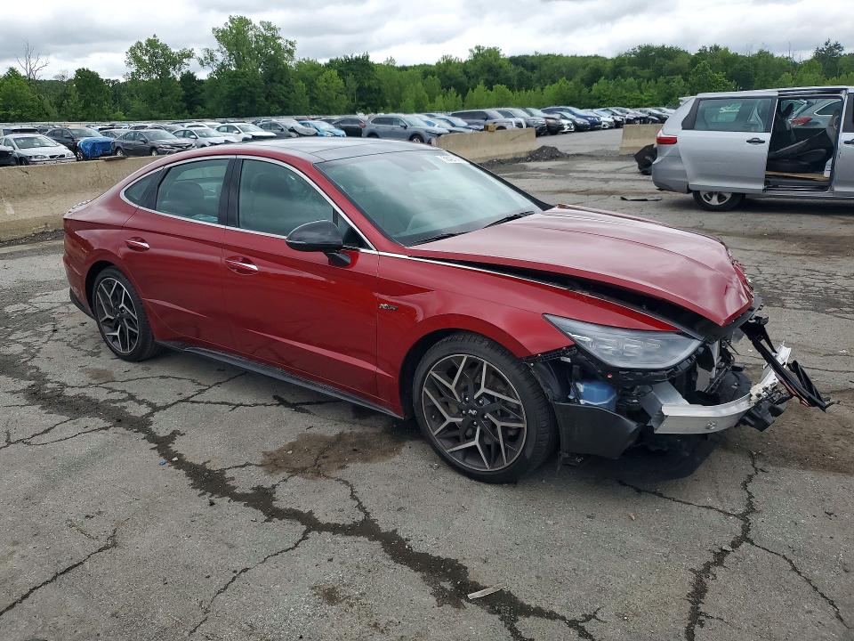 2023 Hyundai VIN KMHL14JC2PA327316 COPART salvage auction — FRONT END, Ny - Mv-907A Salvage Certificate, sold $6,000 on 2026-07-30 (photo 4)
