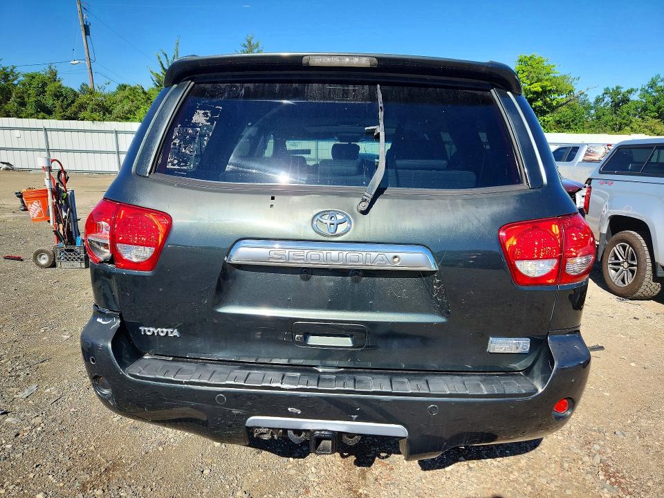 2008 Toyota Sequoia VIN 5TDZY68A88S009795 COPART salvage auction — NORMAL WEAR, Ms - Certificate Of Title, sold $3,500 on 2026-07-06 (photo 6)