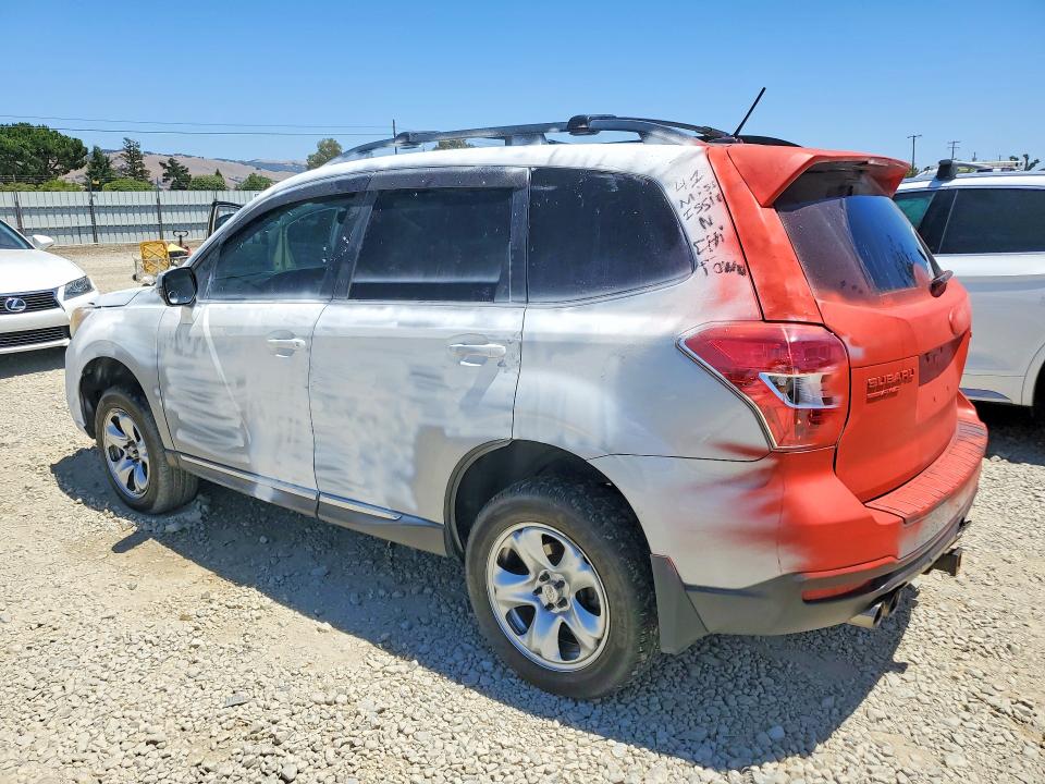 2015 Subaru Forester VIN JF2SJGUC0FH453825 COPART salvage auction — VANDALISM, Ca - Salvage Certificate, sold $725 on 2026-07-14 (photo 2)