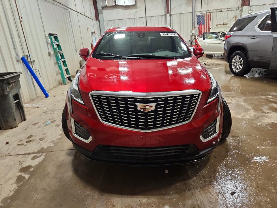 2024 Cadillac VIN 1GYKNBR46RZ755104 COPART salvage auction — REAR END, Wi - Cert Of Title-Salvage Vehicle, sold $7,400 on 2026-08-24 (photo 5)