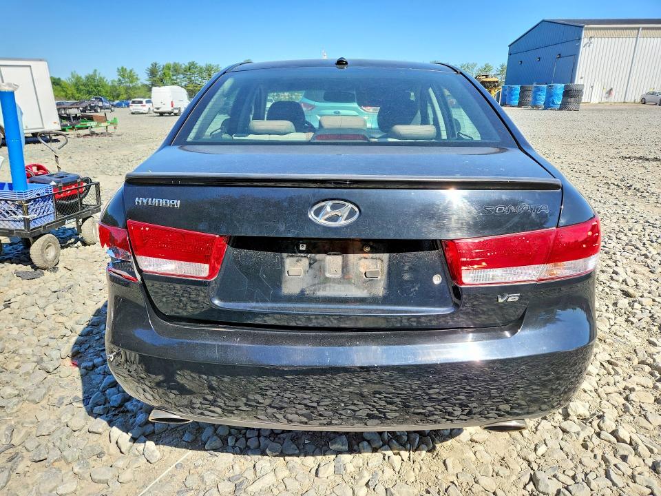 2008 Hyundai Sonata VIN 5NPEU46F08H353771 COPART salvage auction — REAR END, Nj - Cert Of Title-Salvage, sold $400 on 2026-07-13 (photo 6)