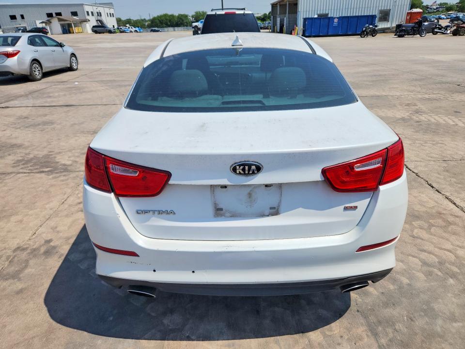 2014 Kia VIN 5XXGM4A70EG296620 COPART salvage auction — WATER/FLOOD, Tx - Salvage Title-Flood Damage, sold $1,050 on 2026-07-09 (photo 6)