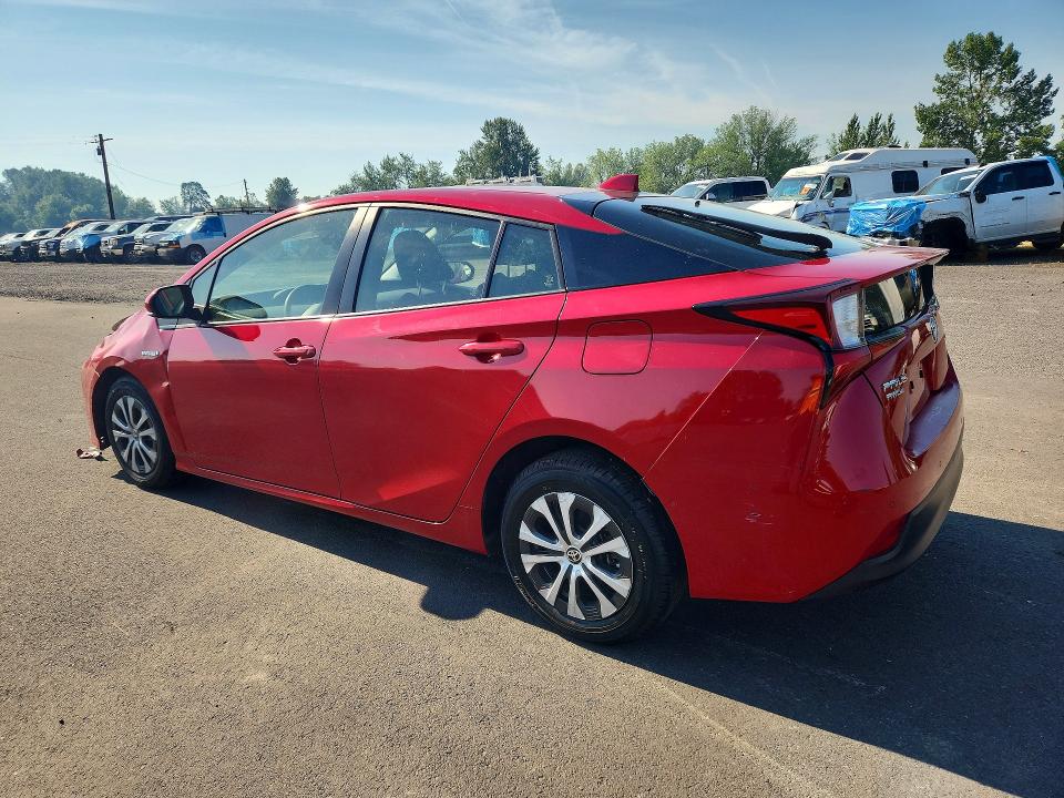 2022 Toyota Prius VIN JTDL9MFU1N3038363 COPART salvage auction — FRONT END, OR - SALVAGE TITLE CERTIFICATE, sold $5,100 on 2026-07-27 (photo 2)
