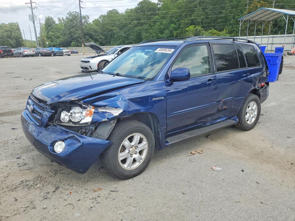 2002 Toyota Highlander VIN JTEHF21A820090792 COPART salvage auction — FRONT END, Id - Salvage Certificate Of Title, sold $975 on 2026-07-23 (photo 1)