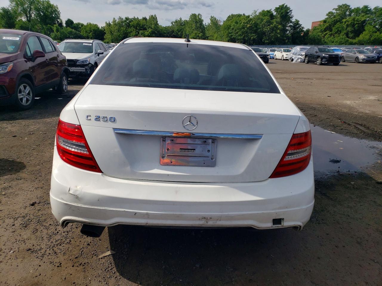 2014 Mercedes-Benz C-Class VIN WDDGF4HBXER305170 COPART salvage auction — Front End, NY - CERTIFICATE OF TITLE, sold $475 on 2026-06-30 (photo 6)