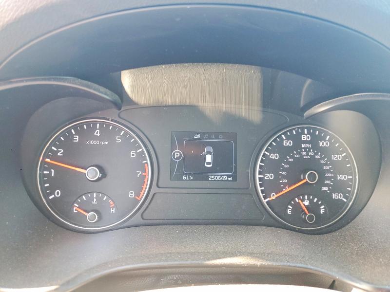 2018 Kia VIN 5XXGT4L37JG180743 COPART salvage auction — FRONT END, Ca - Salvage Certificate, sold $675 on 2026-07-02 (photo 9)