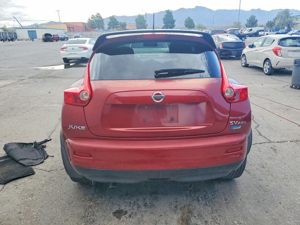2013 Nissan Juke VIN JN8AF5MV8DT205645 COPART salvage auction — FRONT END, Tx - Salvage Vehicle Title, sold $750 on 2026-07-06 (photo 6)