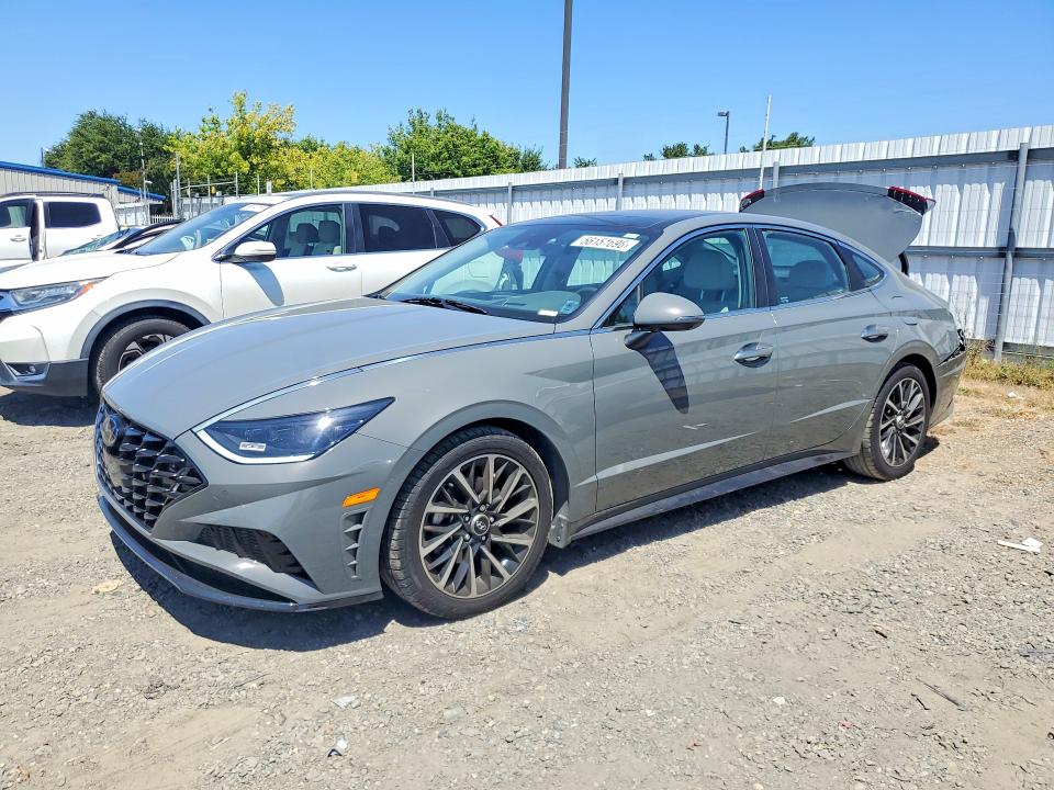 2021 Hyundai Sonata VIN 5NPEH4J20MH080060 COPART salvage auction — REAR END, Ca - Salvage Certificate, sold $8,100 on 2026-07-07 (photo 1)