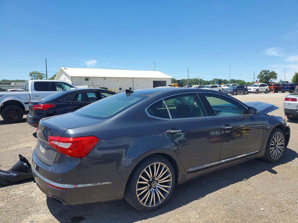 2015 Kia Cadenza VIN KNALN4D70F5177105 COPART salvage auction — FRONT END, Ia - Cert Of Title-Salvage Title, sold $850 on 2026-07-24 (photo 3)