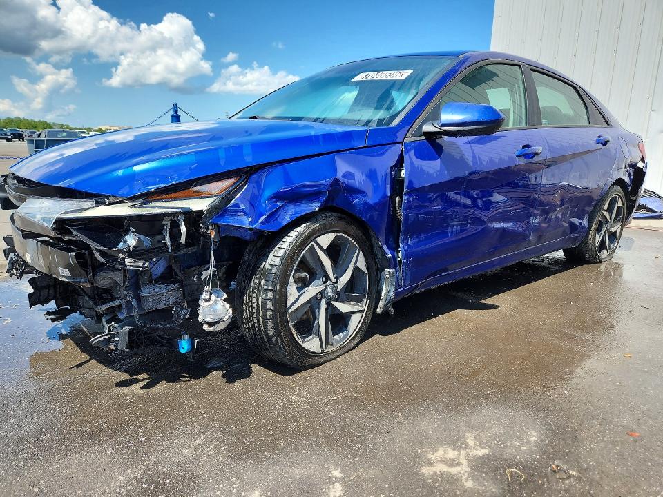 2023 Hyundai Elantra VIN KMHLS4AG2PU557131 COPART salvage auction — ALL OVER, Fl - Certificate Of Title, sold $2,950 on 2026-07-14 (photo 1)