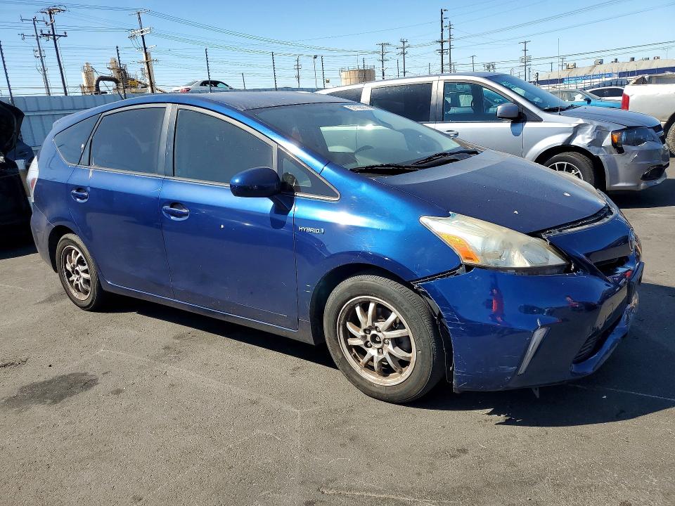 2012 Toyota Prius v VIN JTDZN3EU3C3017397 COPART salvage auction — FRONT END, Ca - Salvage Certificate, sold $975 on 2026-07-08 (photo 4)