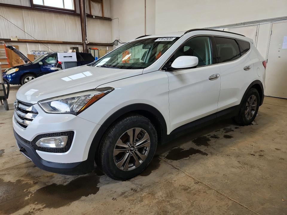 2015 Hyundai Santa fe VIN 5XYZUDLB1FG273919 COPART salvage auction — REAR END, Ab - Oop - Active, sold $3,750 on 2026-07-09 (photo 1)