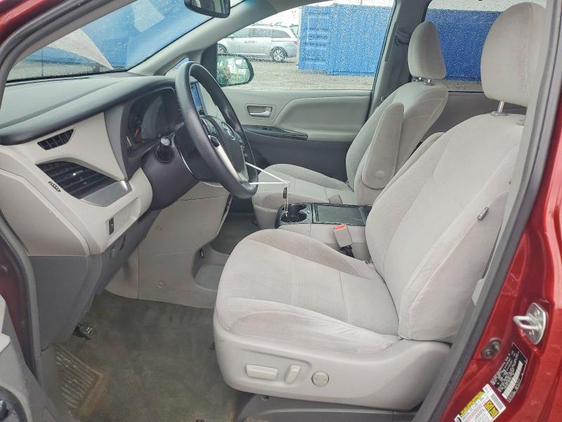 2015 Toyota Sienna VIN 5TDKK3DCXFS560302 COPART salvage auction — FRONT END, In - Cert Of Title-Salvage Title, sold $225 on 2026-07-21 (photo 7)