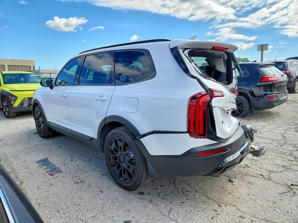 2021 Kia Telluride VIN 5XYP5DHC9MG148878 COPART salvage auction — REAR END, In - Cert Of Title-Salvage Title, sold $6,900 on 2026-07-24 (photo 2)