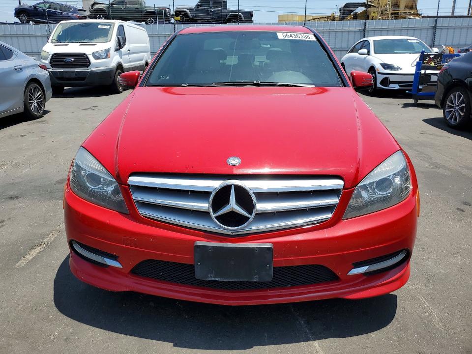 2011 Mercedes-benz C class VIN WDDGF5EB8BR152214 COPART salvage auction — MINOR DENT/SCRATCHES, CA - SALVAGE CERTIFICATE, sold $750 on 2026-08-10 (photo 5)