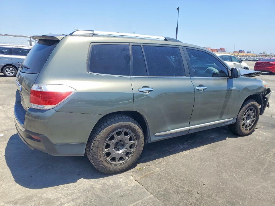 2013 Toyota Highlander VIN 5TDDK3EH0DS179266 COPART salvage auction — FRONT END, Ca - Salvage Certificate, sold $3,850 on 2026-07-22 (photo 3)