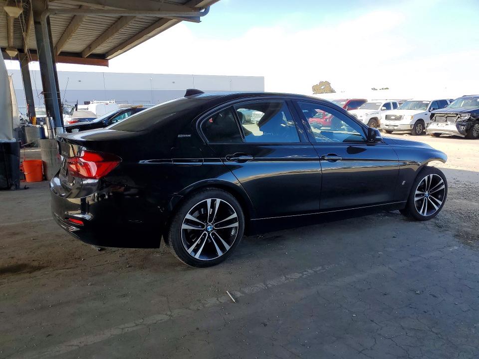 2018 BMW 3er VIN WBA8E1C59JA178631 COPART salvage auction — FRONT END, Ca - Salvage Certificate, sold $3,650 on 2026-07-16 (photo 3)