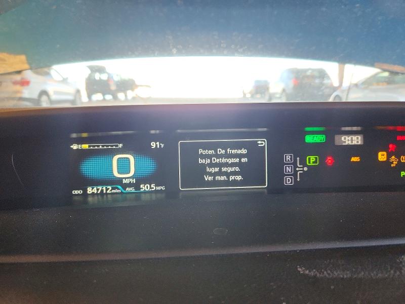 2021 Toyota Prius VIN JTDKAMFU8M3148053 COPART salvage auction — FRONT END, Ca - Salvage Certificate, sold $3,100 on 2026-07-02 (photo 9)