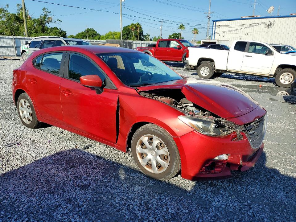 2015 Mazda 3 VIN JM1BM1K70F1224322 COPART salvage auction — FRONT END, Fl - Cert Of Title Slvg Rebuildable, sold $1,450 on 2026-07-06 (photo 4)