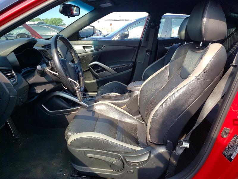 2016 Hyundai Veloster VIN KMHTC6AEXGU267758 COPART salvage auction — MECHANICAL, Ct - Cert Of Title-Salvage, sold $650 on 2026-07-14 (photo 7)