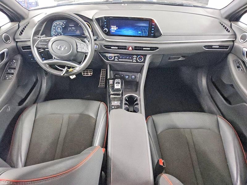 2023 Hyundai Sonata VIN KMHL44J29PA292983 COPART salvage auction — FRONT END, Ca - Certificate Of Title, sold $7,500 on 2026-07-06 (photo 8)