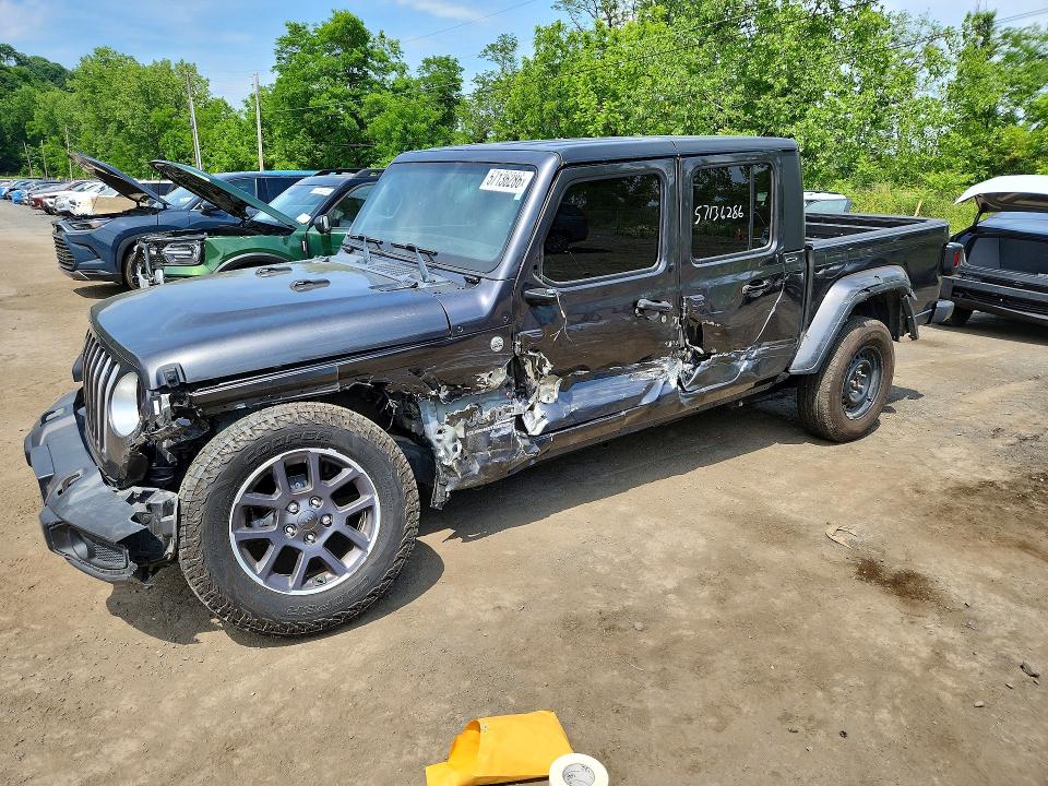 2023 Jeep Gladiator VIN 1C6HJTFG4PL514570 COPART salvage auction — SIDE, Nj - Cert Of Title-Salvage, sold $11,700 on 2026-07-27 (photo 1)