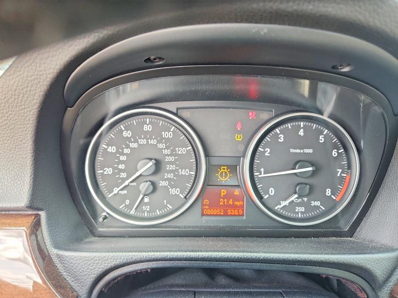 2009 BMW 3 series VIN WBAWL73569P180507 COPART salvage auction — FRONT END, Ga - Cert Of Title-Salvage, sold $1,700 on 2026-08-03 (photo 9)
