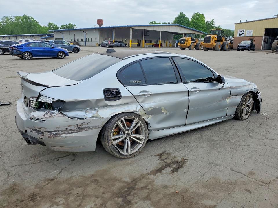 2016 BMW 5er VIN WBA5B3C59GG253924 COPART salvage auction — REAR END, Ct - Cert Of Title-Salvage, sold $325 on 2026-07-28 (photo 3)