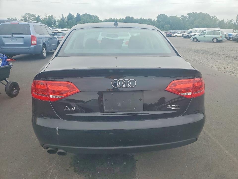2010 Audi A4 VIN WAUBFAFL7AN053701 COPART salvage auction — FRONT END, Or - Salvage Title Certificate, sold $1,400 on 2026-07-08 (photo 6)