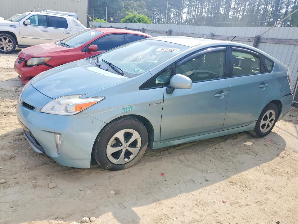 2012 Toyota Prius VIN JTDKN3DU3C5406242 COPART salvage auction — REAR END, MD - CERT OF SALVAGE > 75% DAMAGE (P), sold $1,150 on 2026-07-14 (photo 1)