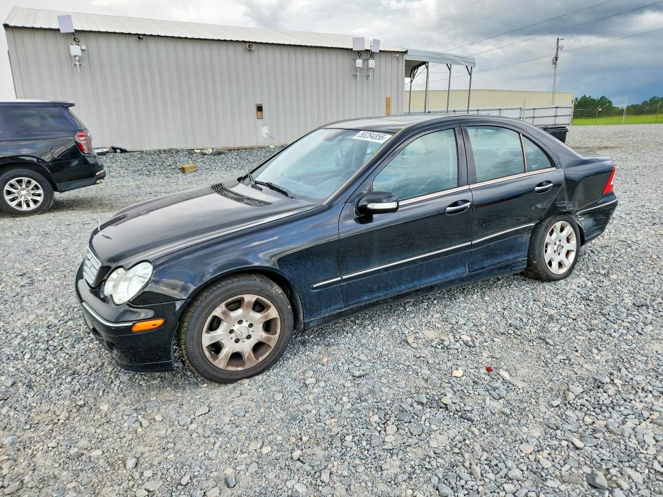 2005 Mercedes-benz C-klasse VIN WDBRF61J65A724744 COPART salvage auction — REAR END, Ga - Cert Of Title-Salvage, sold $375 on 2026-08-18 (photo 1)