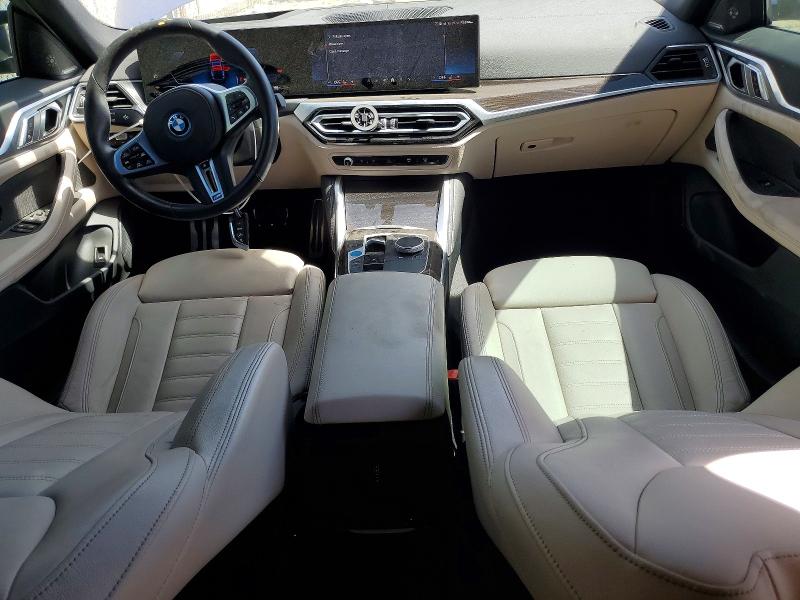 2024 BMW I4 VIN WBY33AW03RFR75330 COPART salvage auction — REAR END, Ca - Salvage Certificate, sold $20,100 on 2026-07-27 (photo 8)