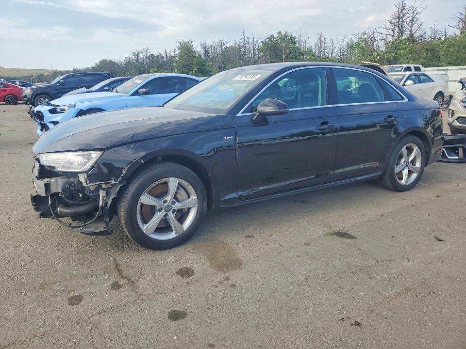 2019 Audi A4 VIN WAUDNAF46KA014353 COPART salvage auction — FRONT END, Ny - Mv-907A Salvage Certificate, sold $5,600 on 2026-07-08 (photo 1)