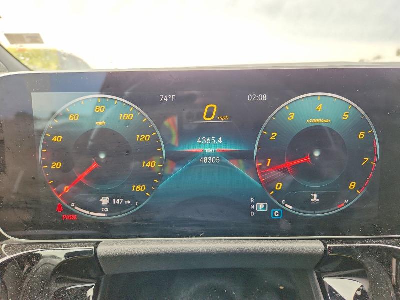 2021 Mercedes-benz Gla-klasse VIN W1N4N4HB2MJ200189 COPART salvage auction — FRONT END, Tn - Salvage Certificate, sold $10,700 on 2026-07-29 (photo 9)