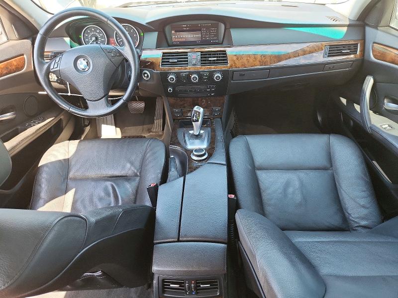 2008 BMW 5er VIN WBANU53528C114314 COPART salvage auction — SIDE, CA - SALVAGE CERTIFICATE, sold $60 on 2026-07-28 (photo 8)