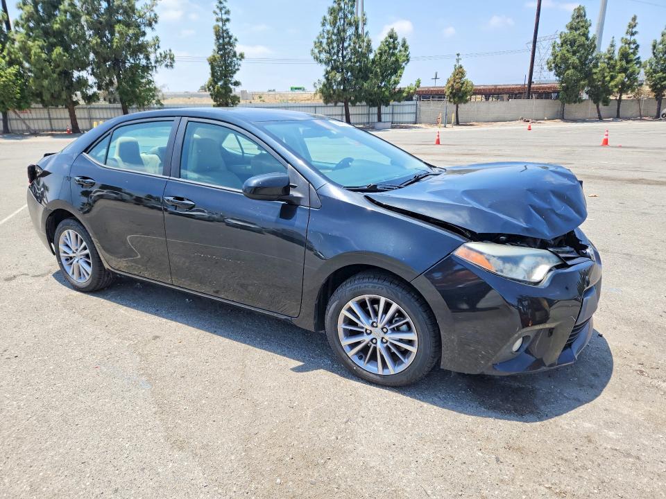 2014 Toyota Corolla VIN 5YFBURHE9EP168069 COPART salvage auction — REAR END, Ca - Salvage Certificate, sold $2,500 on 2026-07-02 (photo 4)